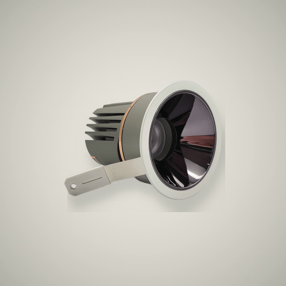 Đèn DESOU BG12 10W nhìn nghiêng với chóa chống chói