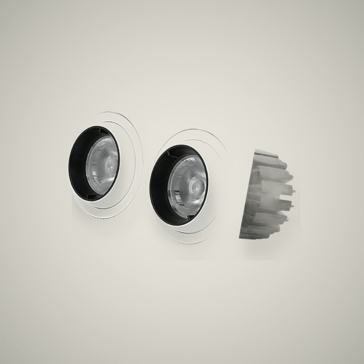 Đèn LED âm trần chống chói DESOU DK26 — mã MLA-DK26
