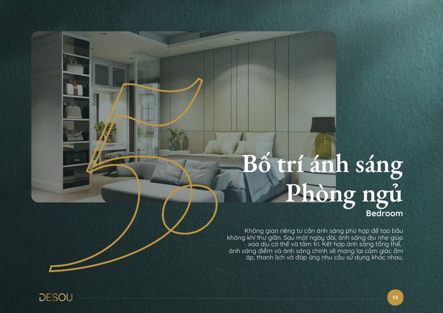 Chương bố trí ánh sáng phòng ngủ